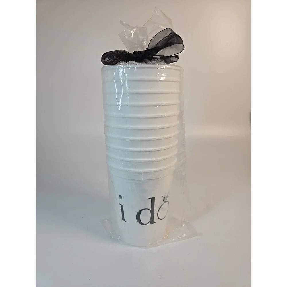 10 Pack 16 Oz Reusable Plastic Cups, Stadium Cups 